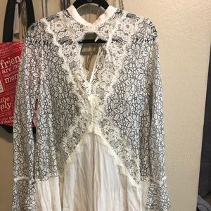 Free People Lace Tunic
